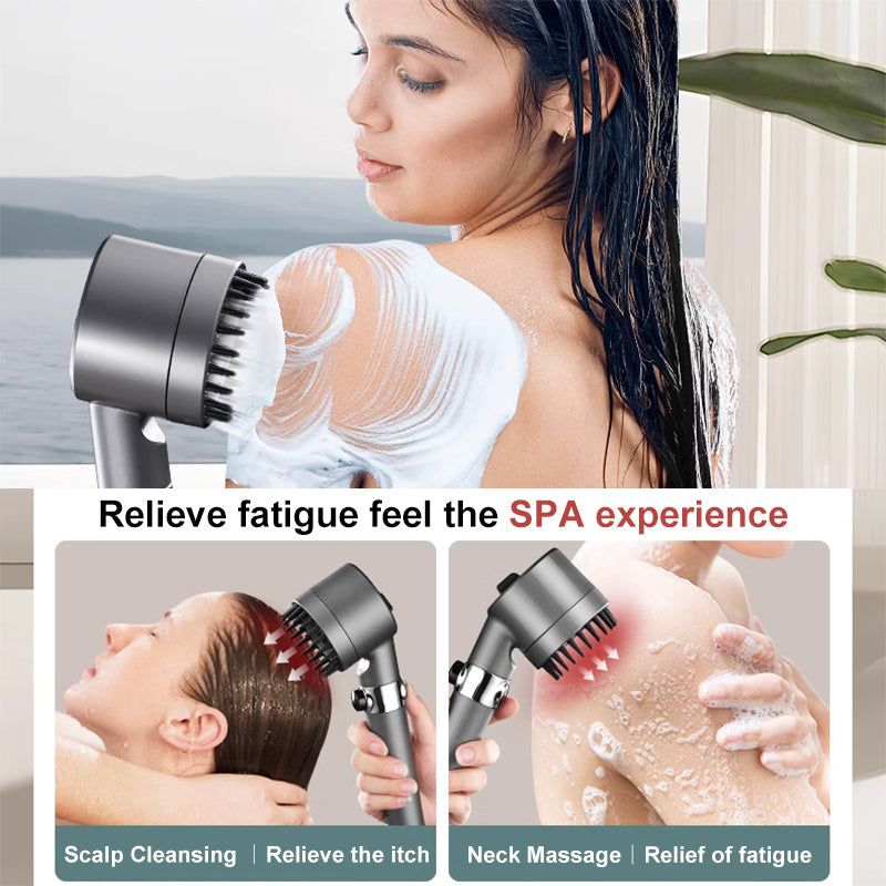 Turbo Boost Shower Head with 9‑Layer Filtration System