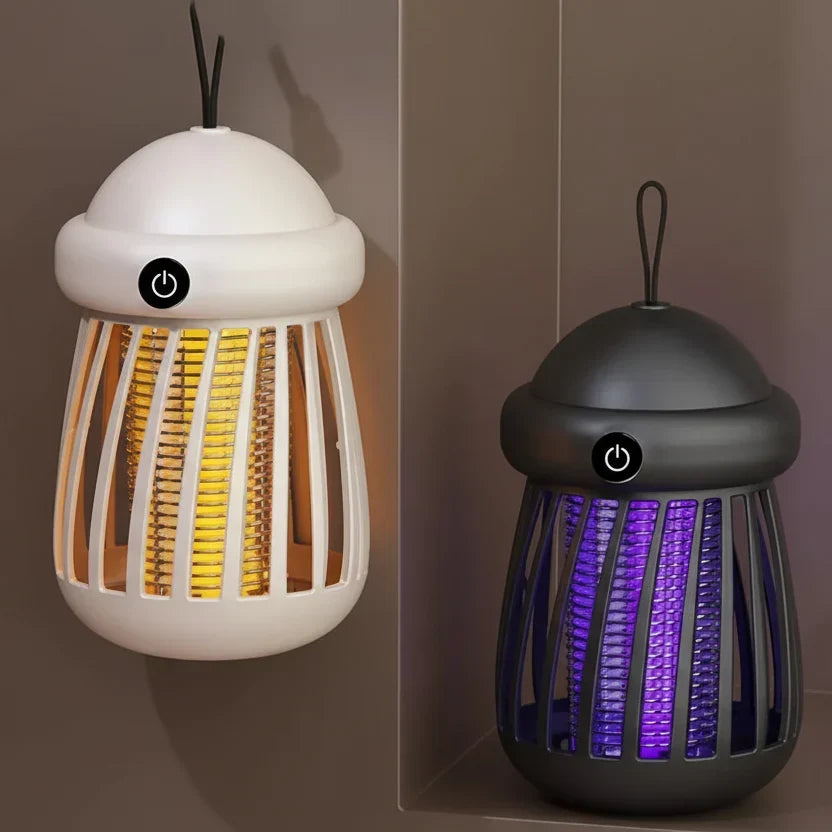 UV Mosquito Killer Lamp – 3000V Electric Bug Zapper – Rechargeable