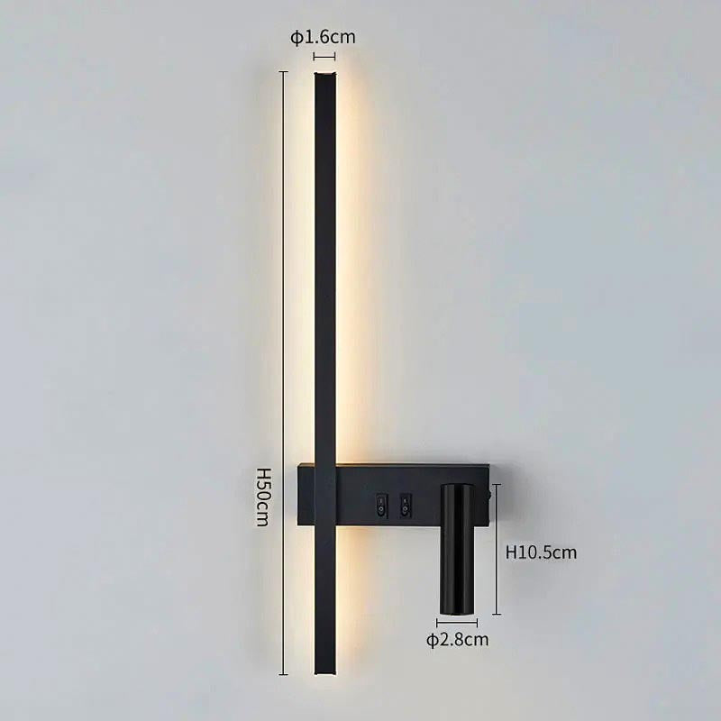 Swivel Led Wall Light With Adjustable Reading Head