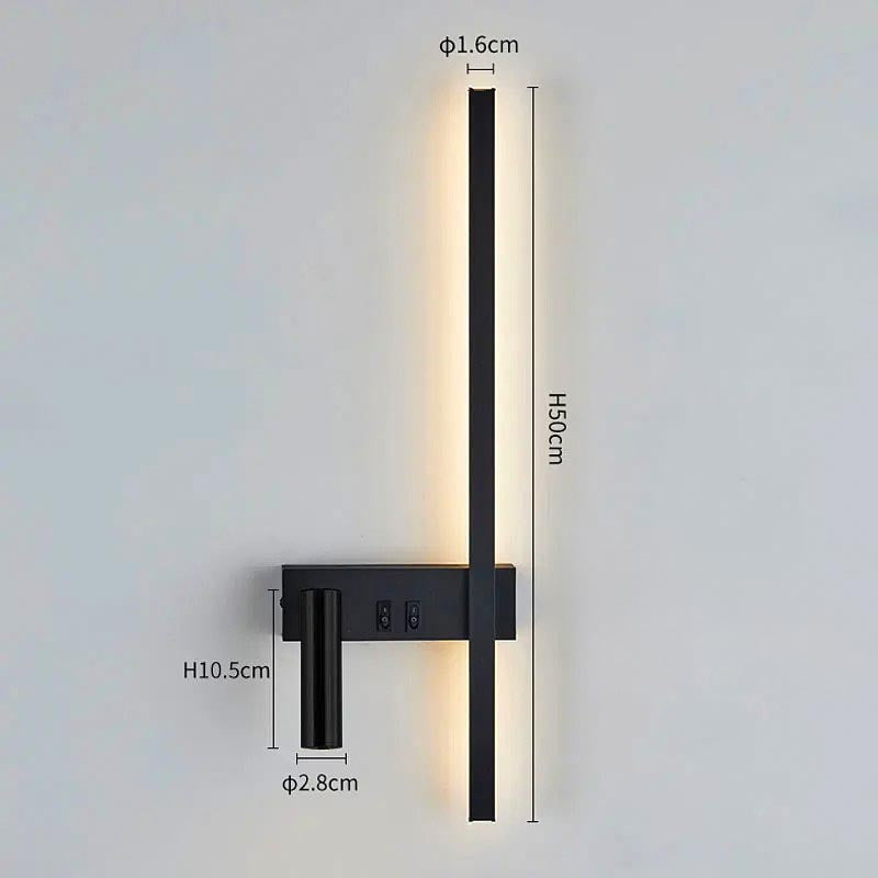 Swivel Led Wall Light With Adjustable Reading Head