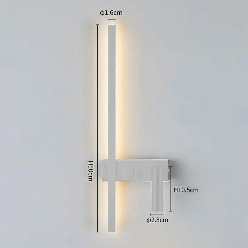 Swivel Led Wall Light With Adjustable Reading Head