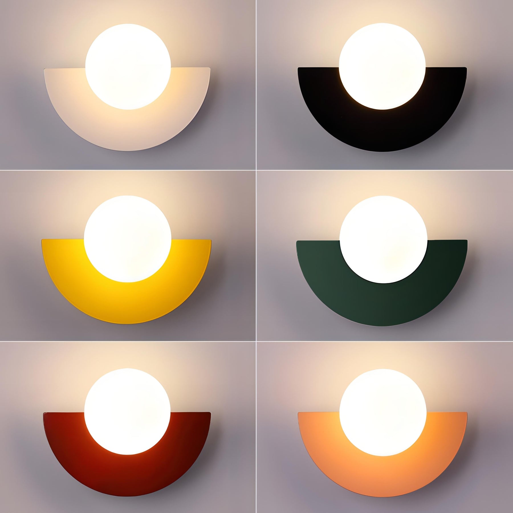 Nordic Semicircle Wall Lamp