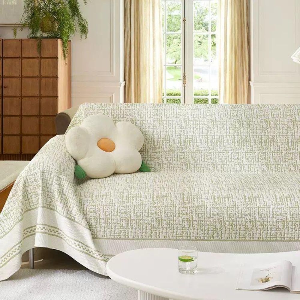 Sahara Sketch Chenille Couch Cover
