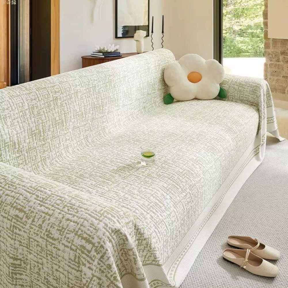 Sahara Sketch Chenille Couch Cover