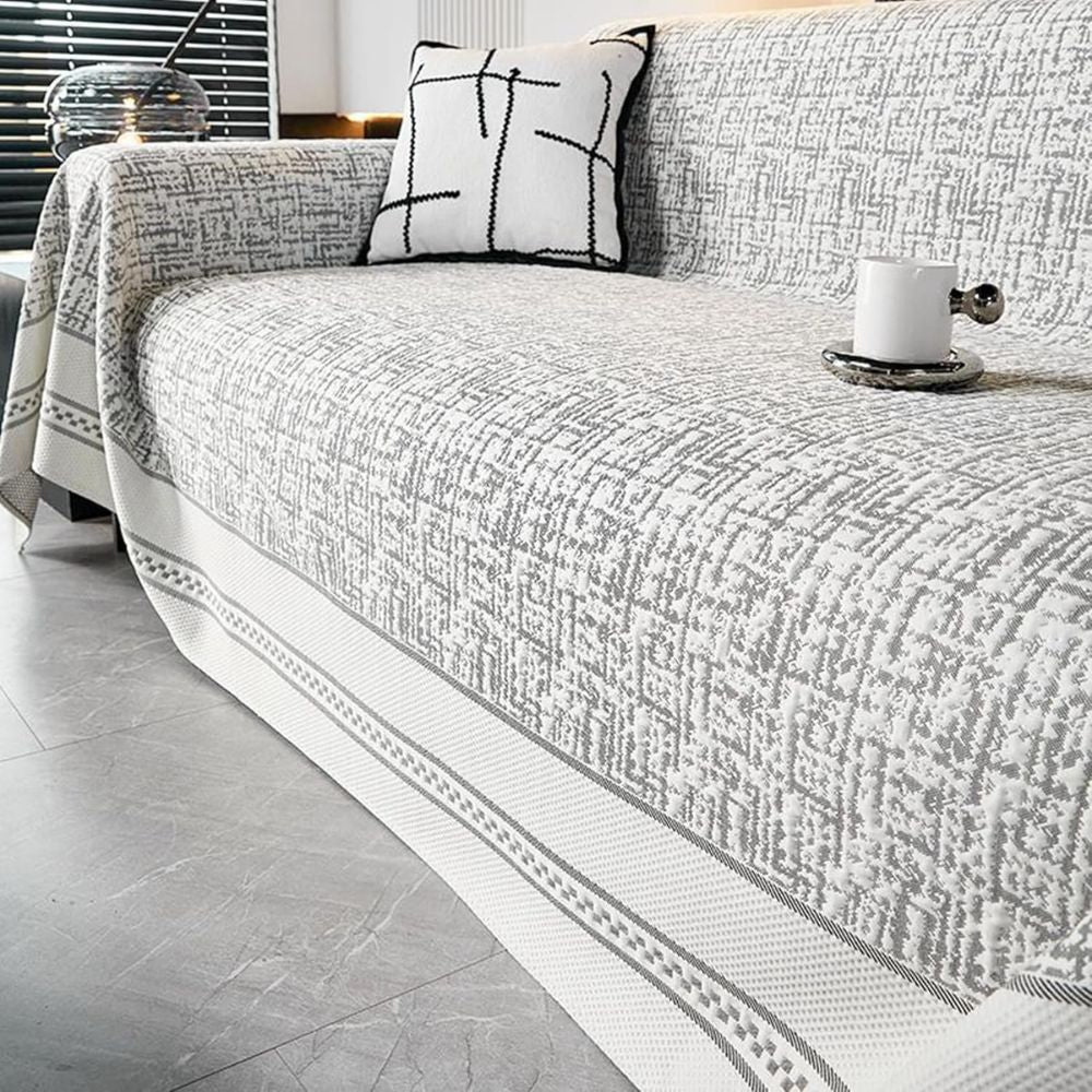Sahara Sketch Chenille Couch Cover