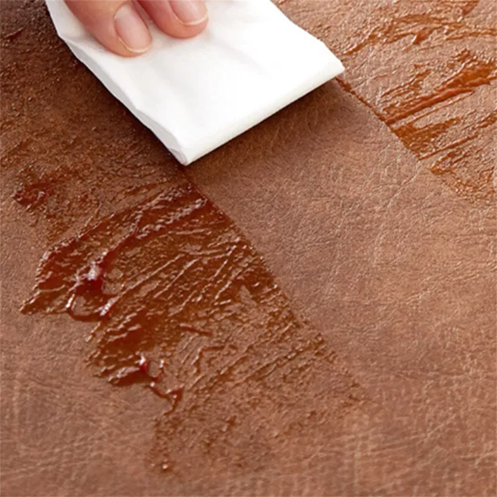 Faux Leather Placemats Waterproof Heat Resistant Double Sided Dining Table Mats