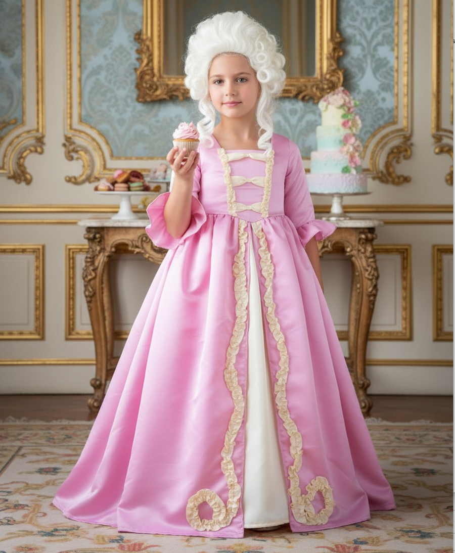 MARIE ANTOINETTE GOWN PINK