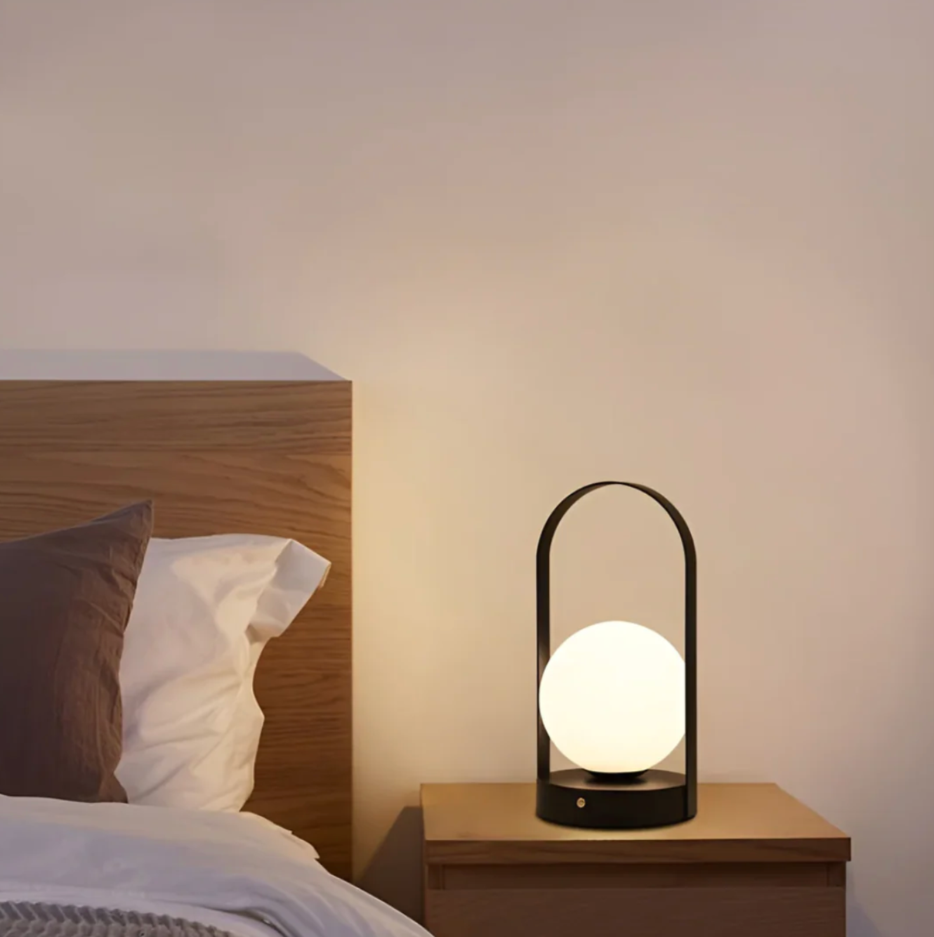 LED Globe Table Lamp Modern Minimalist Night Light