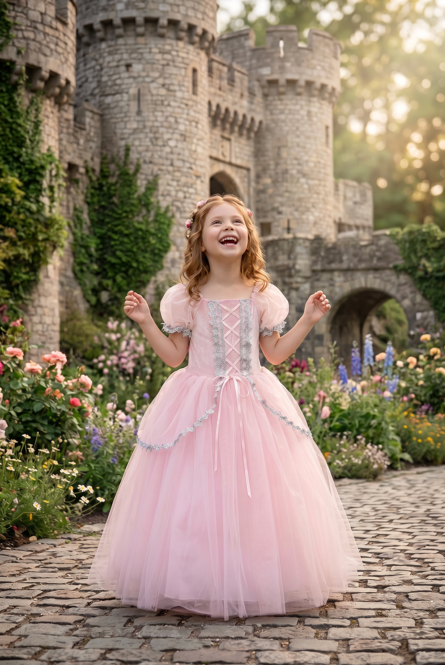 PRINCESS GLINDA DRESS & WAND SET