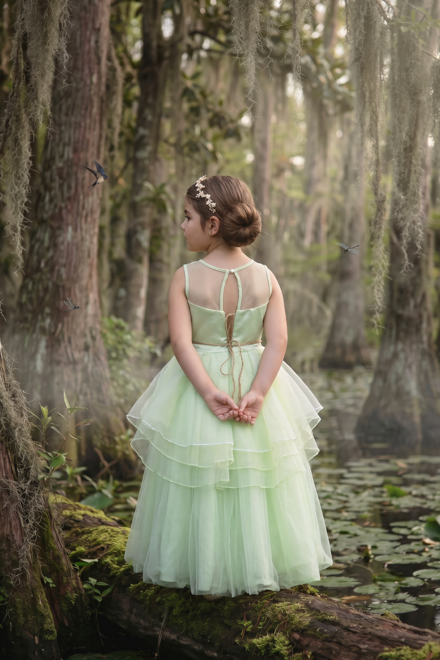 FROG PRINCESS GOWN & BELT SET
