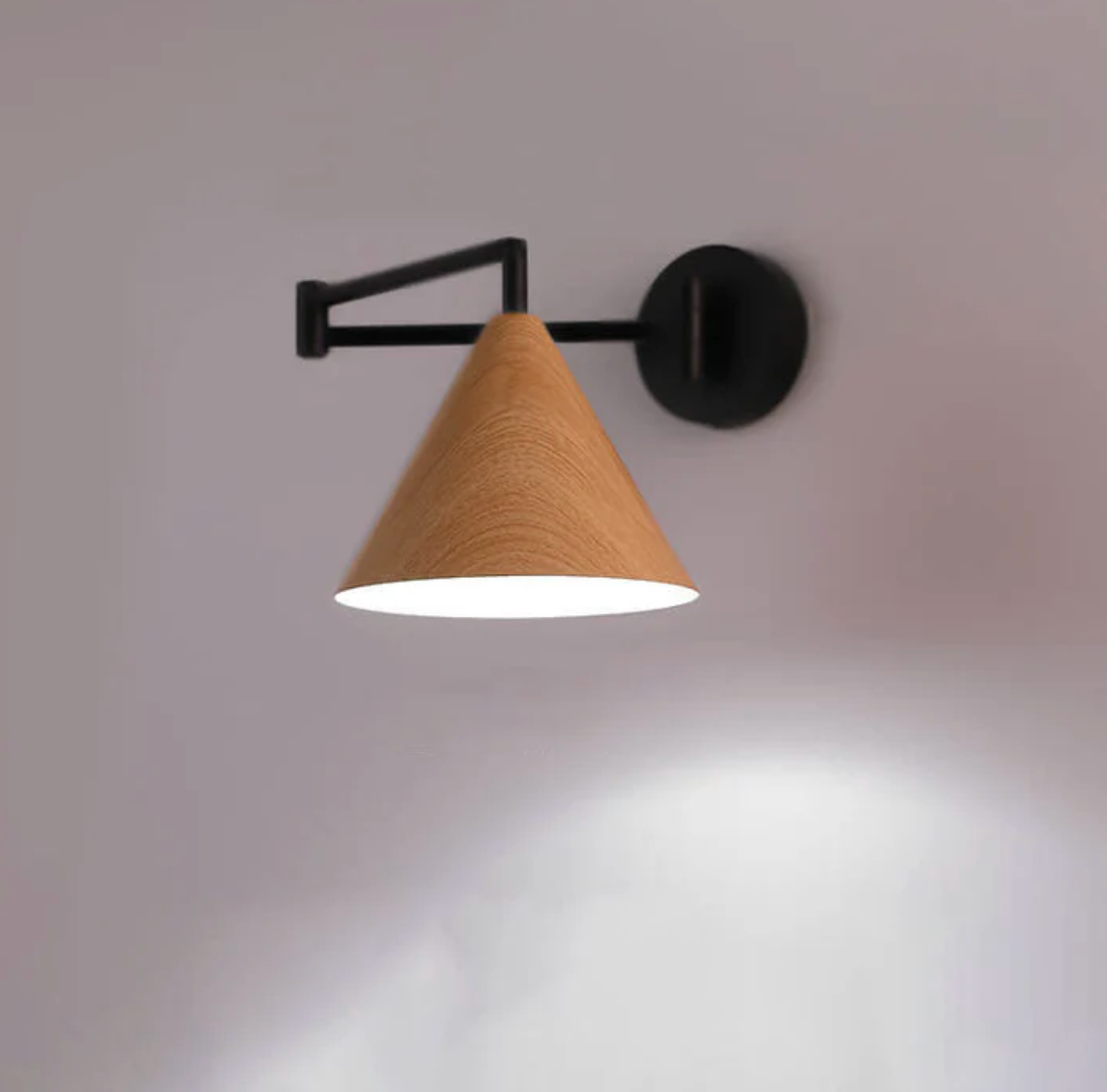 Scandinavian Wooden Wall Lamp Minimalist Modern Sconce