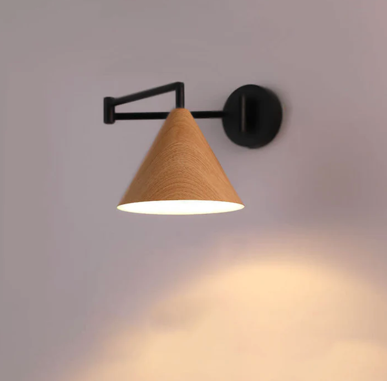 Scandinavian Wooden Wall Lamp Minimalist Modern Sconce