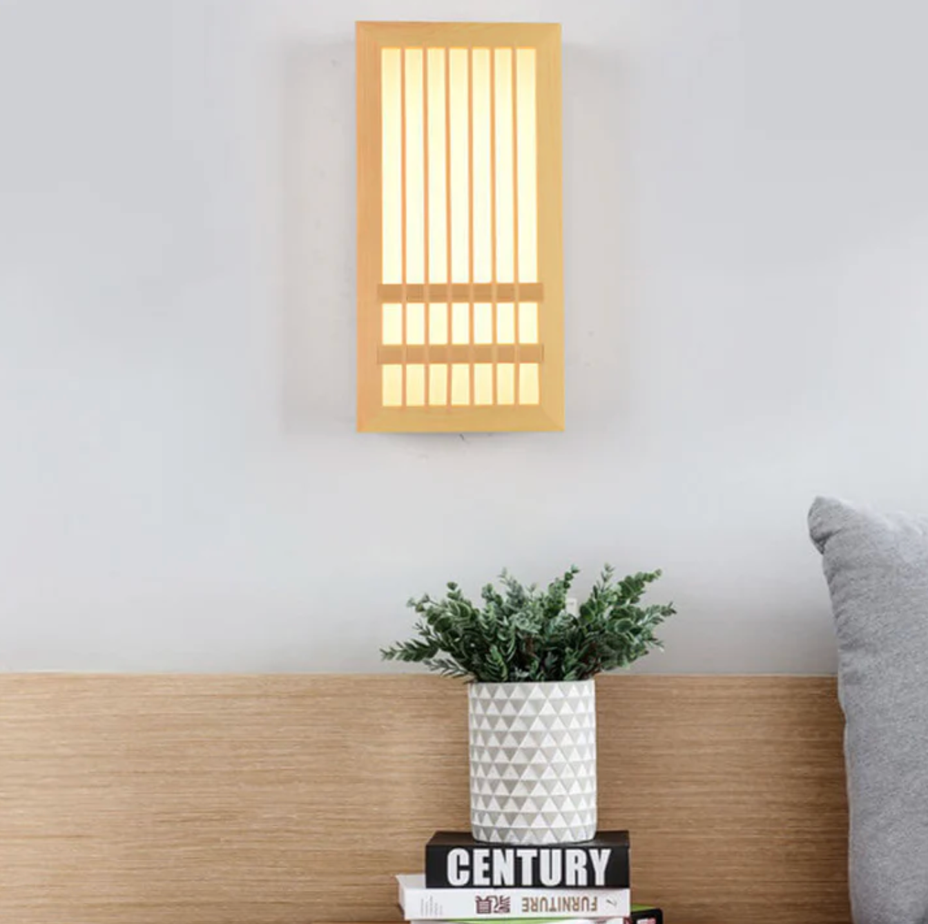 Japandi Wooden Wall Light LED Minimalist Decorative Sconce