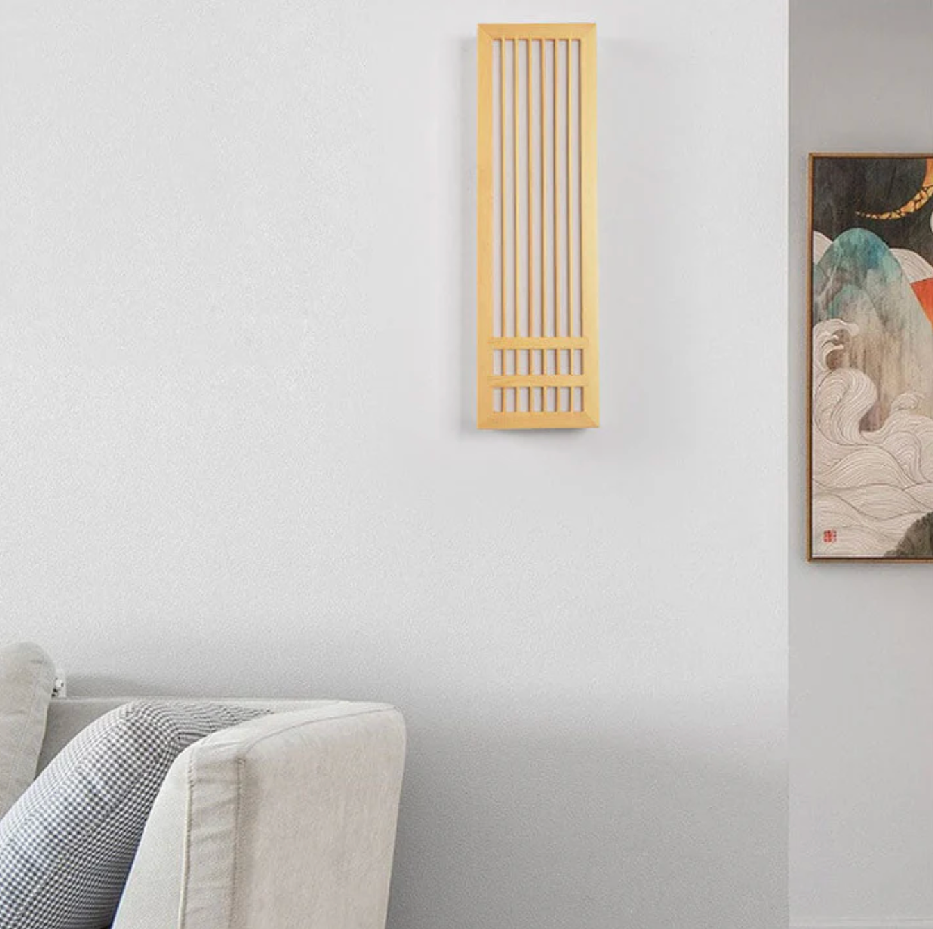 Japandi Wooden Wall Light LED Minimalist Decorative Sconce