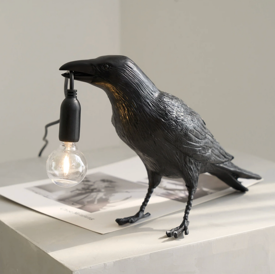 Raven Table Lamp Modern Bird Light Decorative Desk Lamp