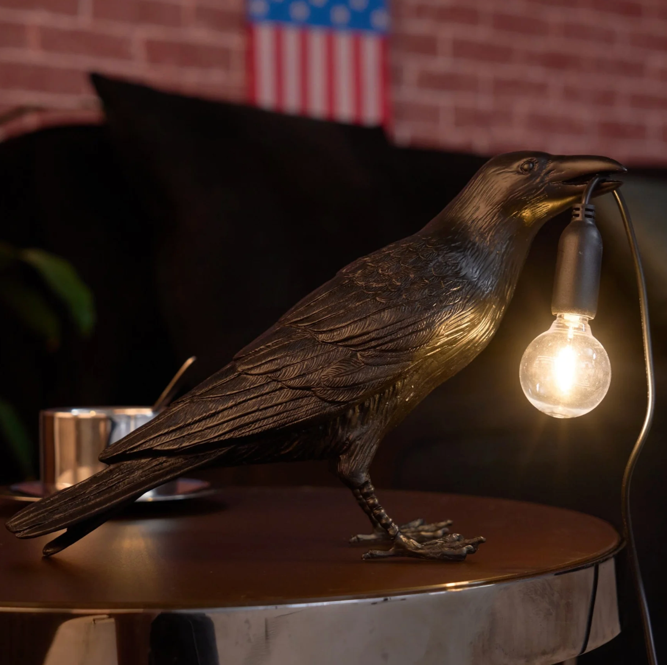 Raven Table Lamp Modern Bird Light Decorative Desk Lamp