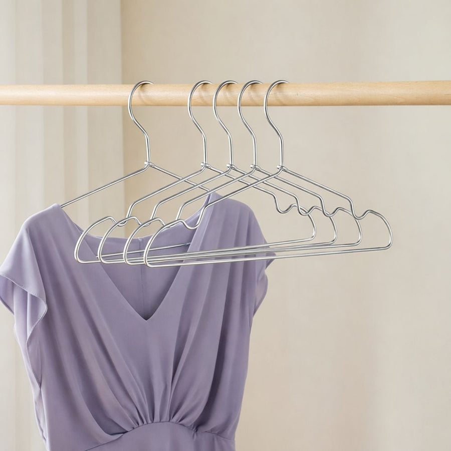 SlimLine Aluminium Clothes Hangers | 12pcs Set