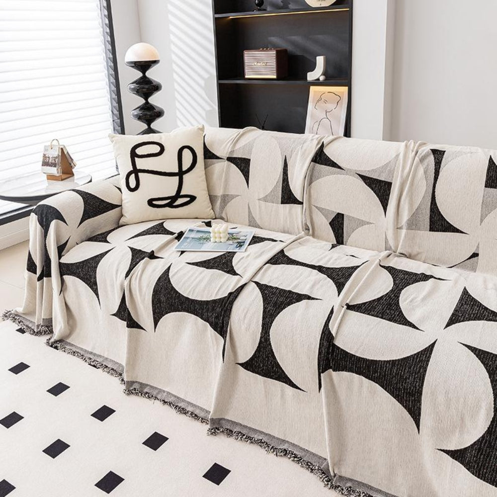Windmill Pattern Couch Cover