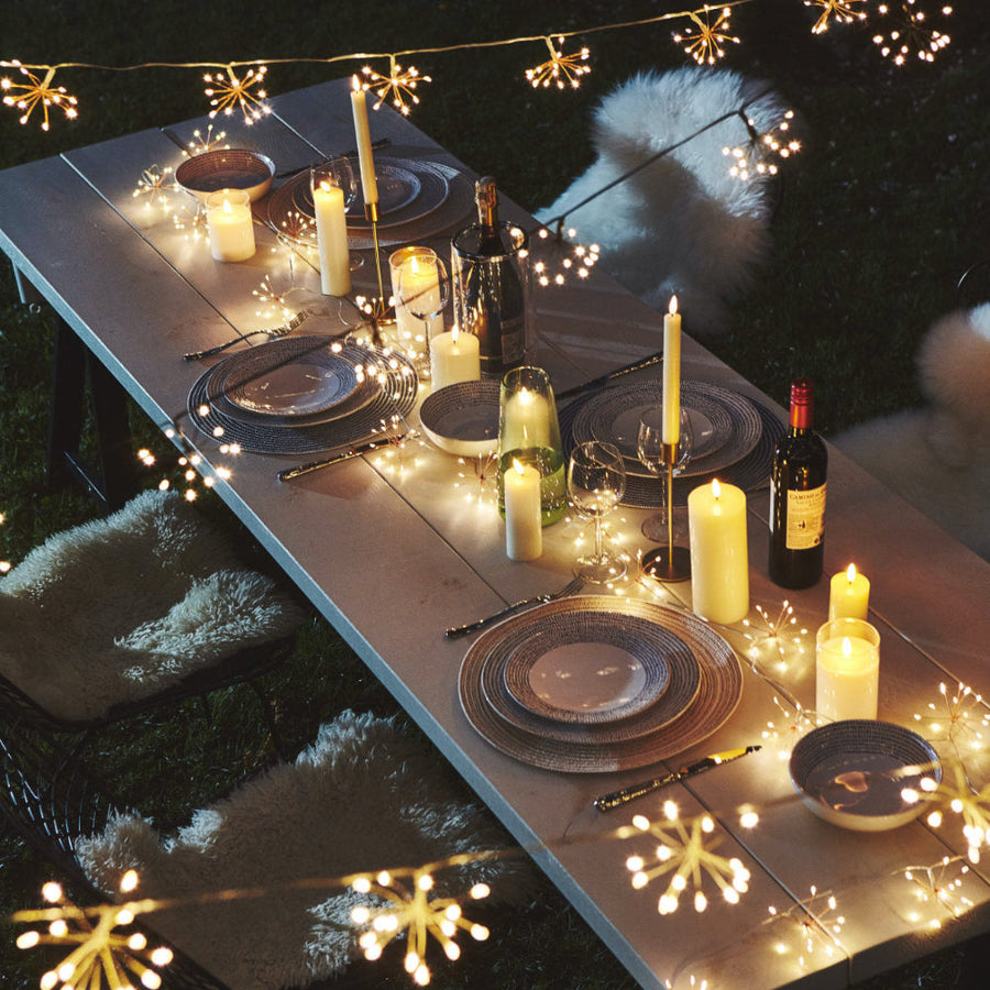 Copper Starburst String Lights