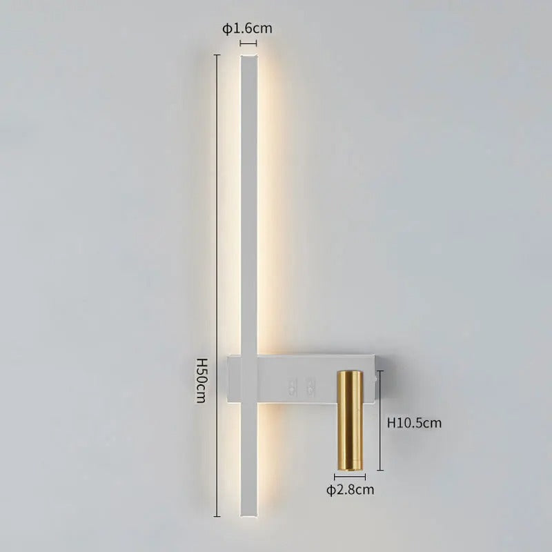 Swivel Led Wall Light With Adjustable Reading Head