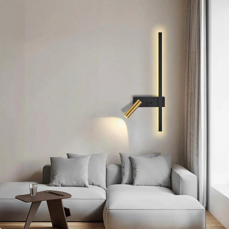 Swivel Led Wall Light With Adjustable Reading Head