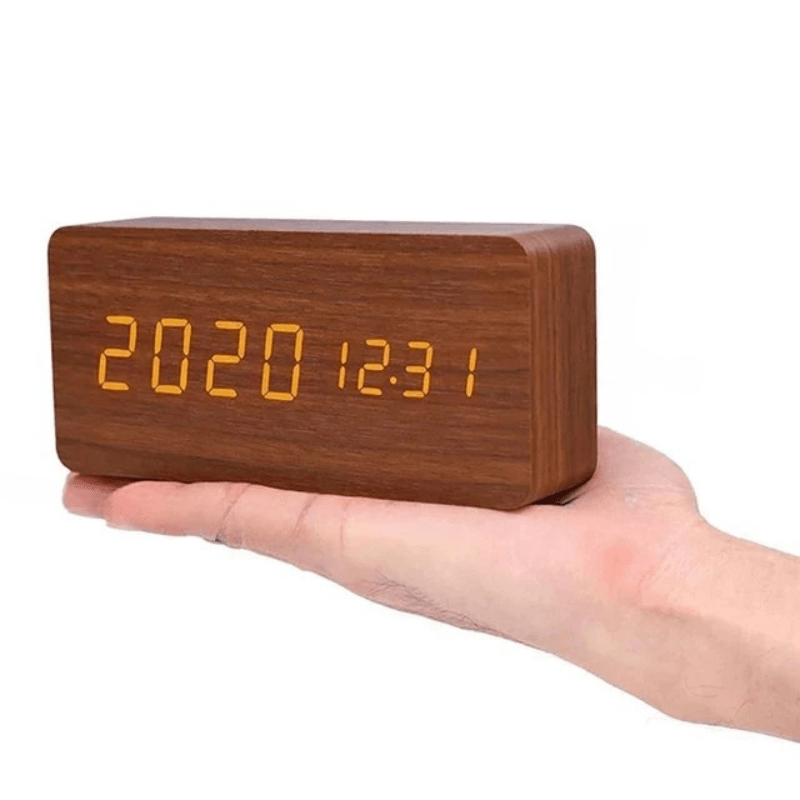 Timbrix - Voice-Activated Triangular LED Desk Clock