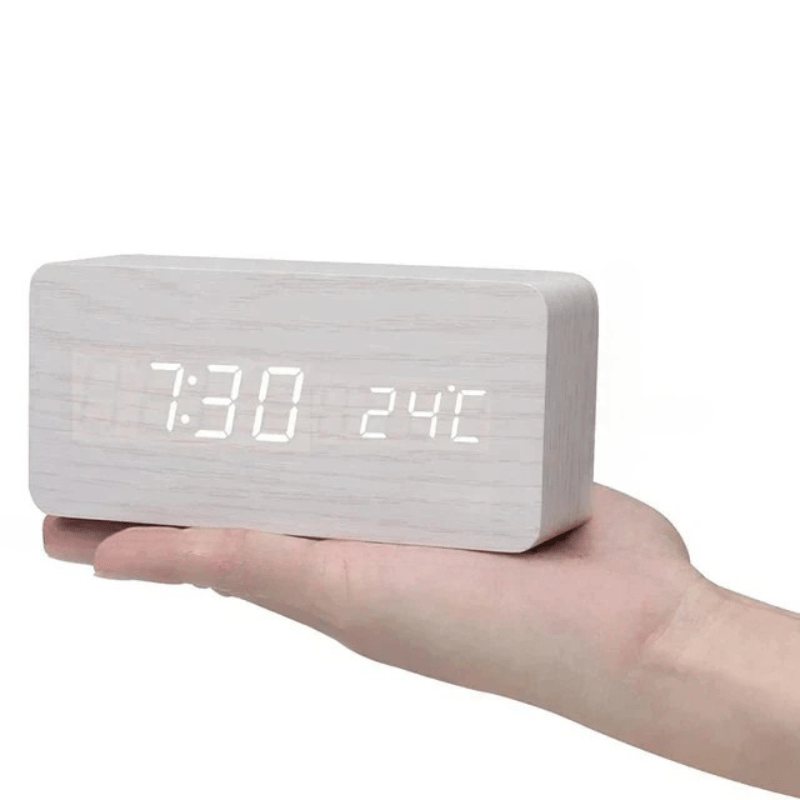 Timbrix - Voice-Activated Triangular LED Desk Clock