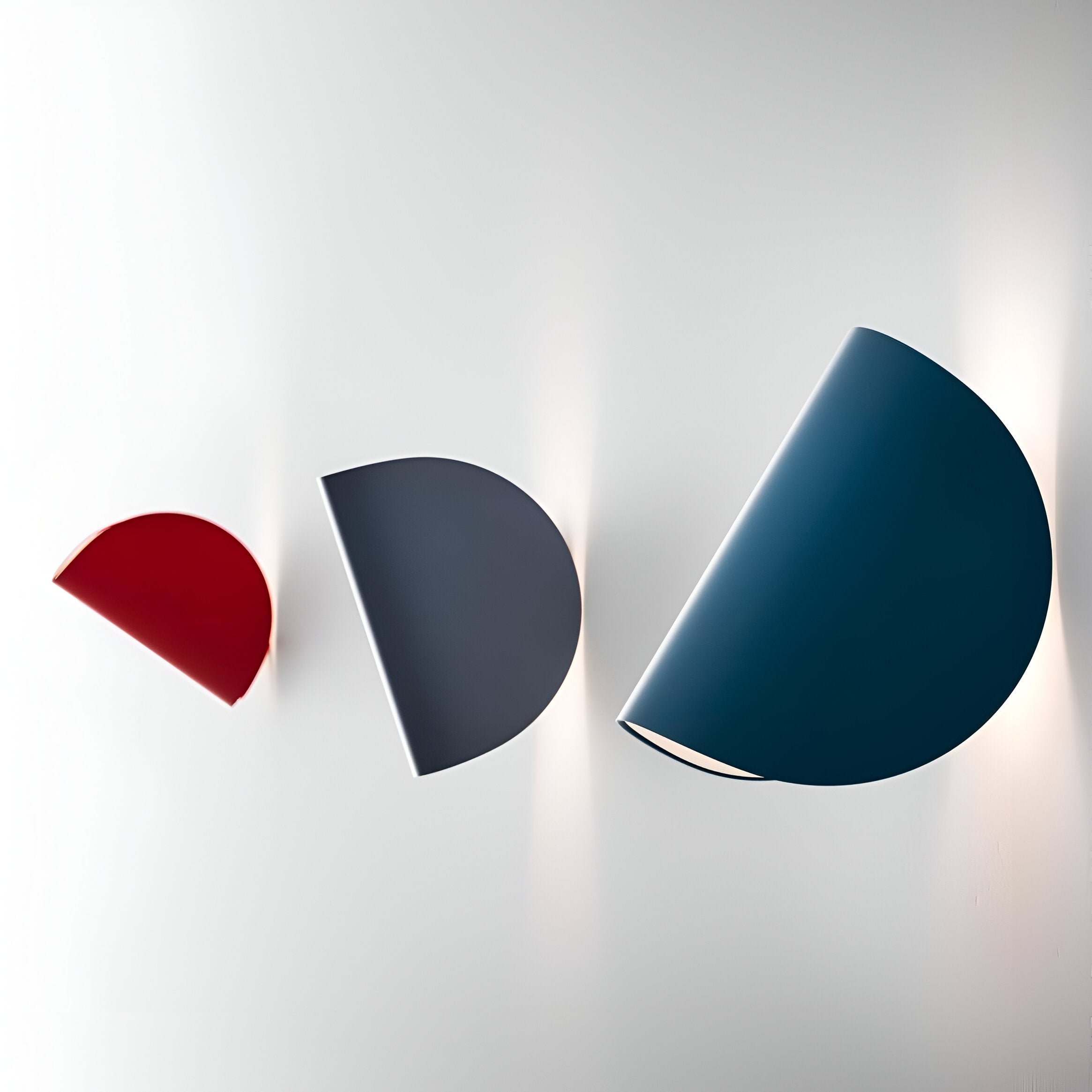 Modern Rotatable Curved Metal Wall Lamp