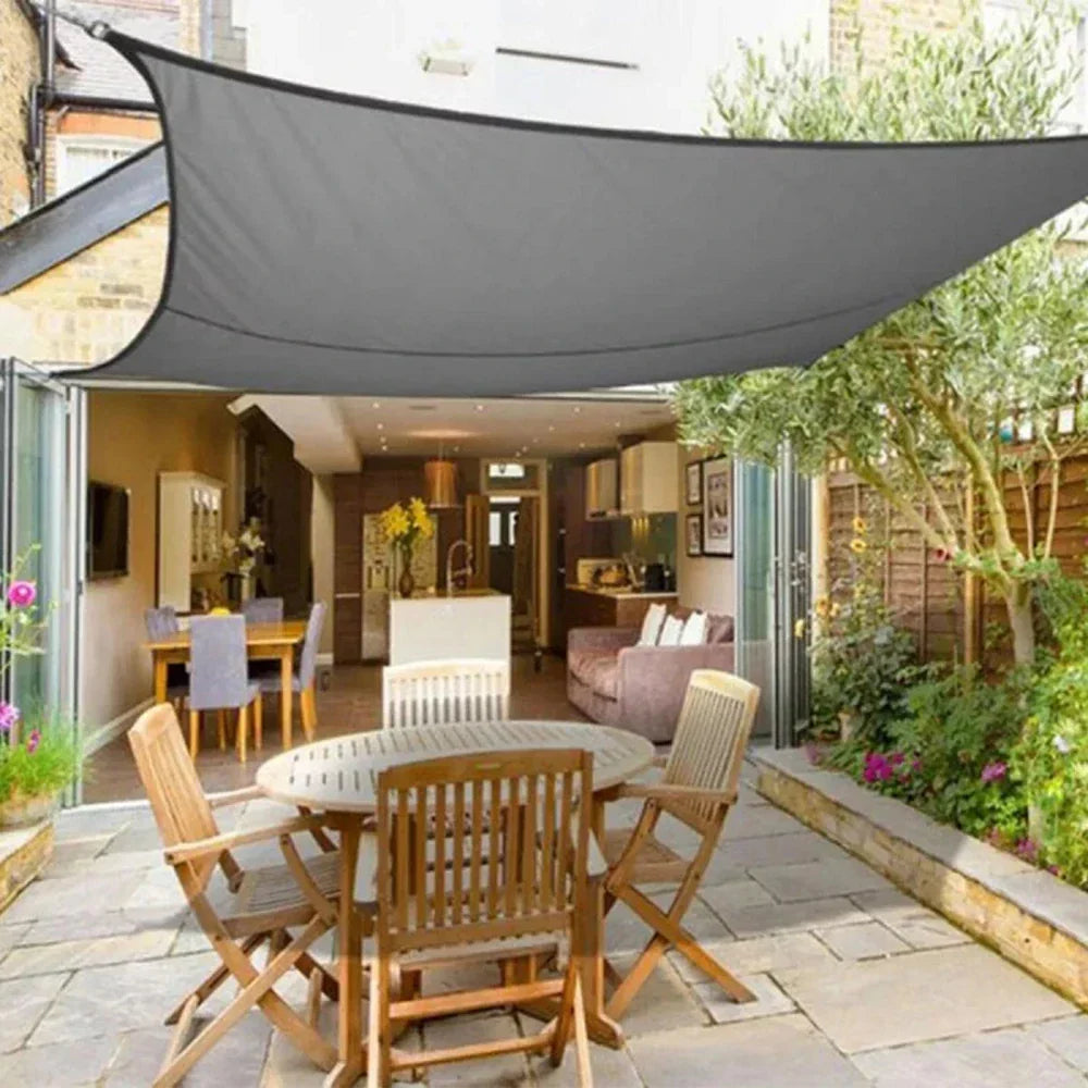 Outdoor Shade Sail Canopy Sun Shelter for Patio and Garden