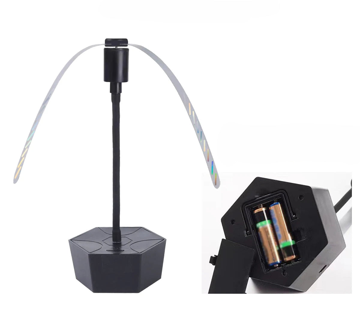 Table Top Fly Repellent Fan Rotating Insect Deterrent Tool