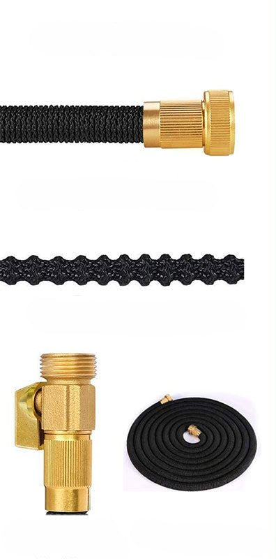 Expandable Garden Hose with Spray Nozzle Flexible Water Pipe