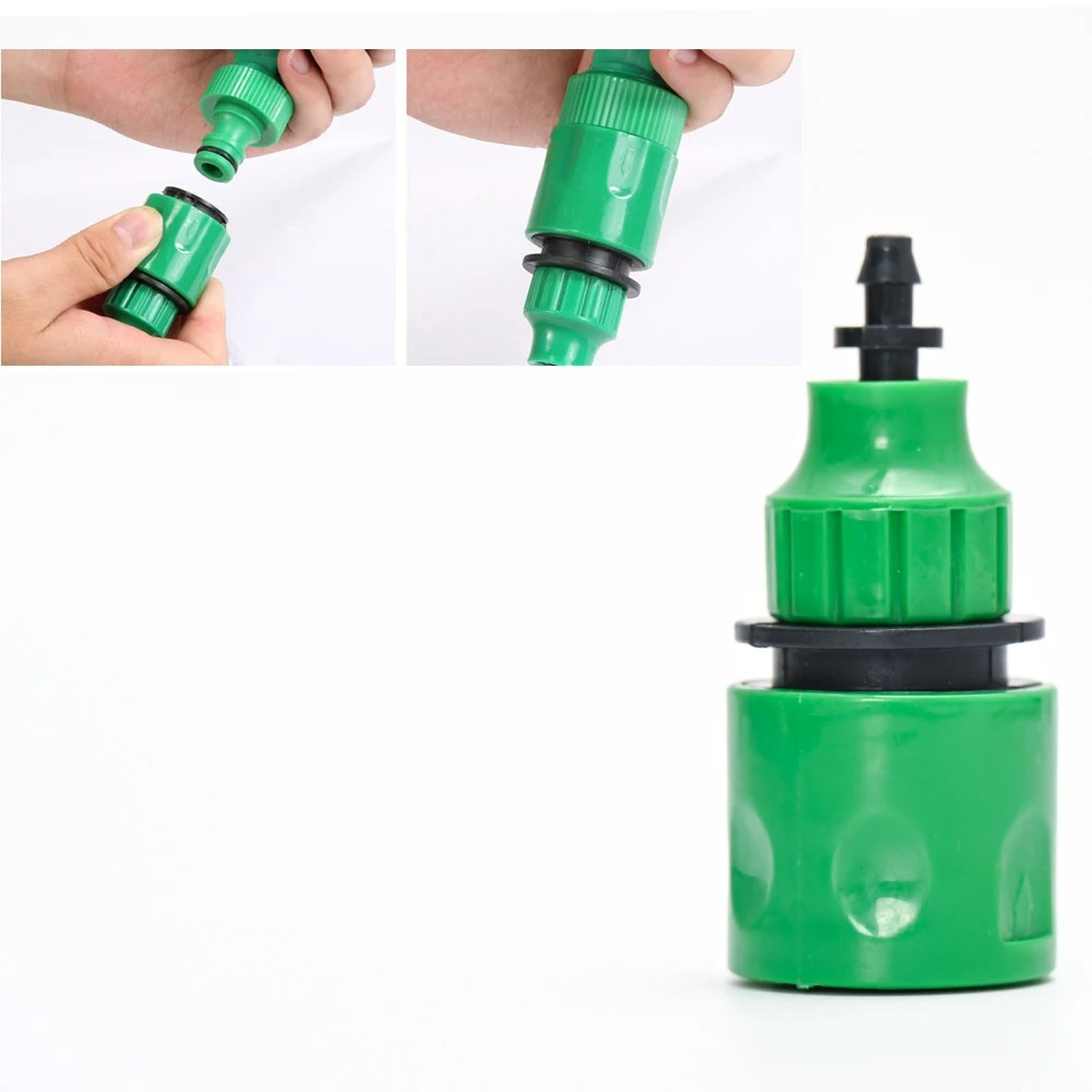 Drip Irrigation System with Automatic Timer for Garden Plants