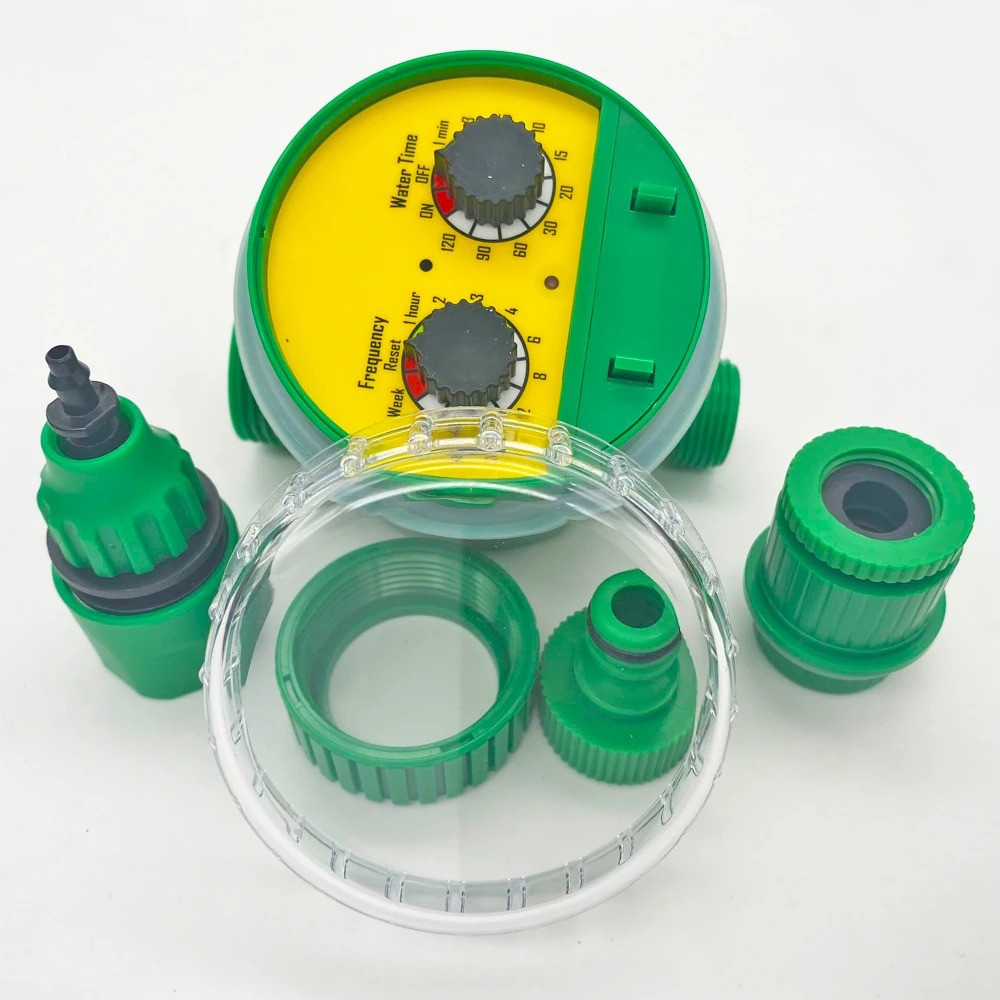 Drip Irrigation System with Automatic Timer for Garden Plants