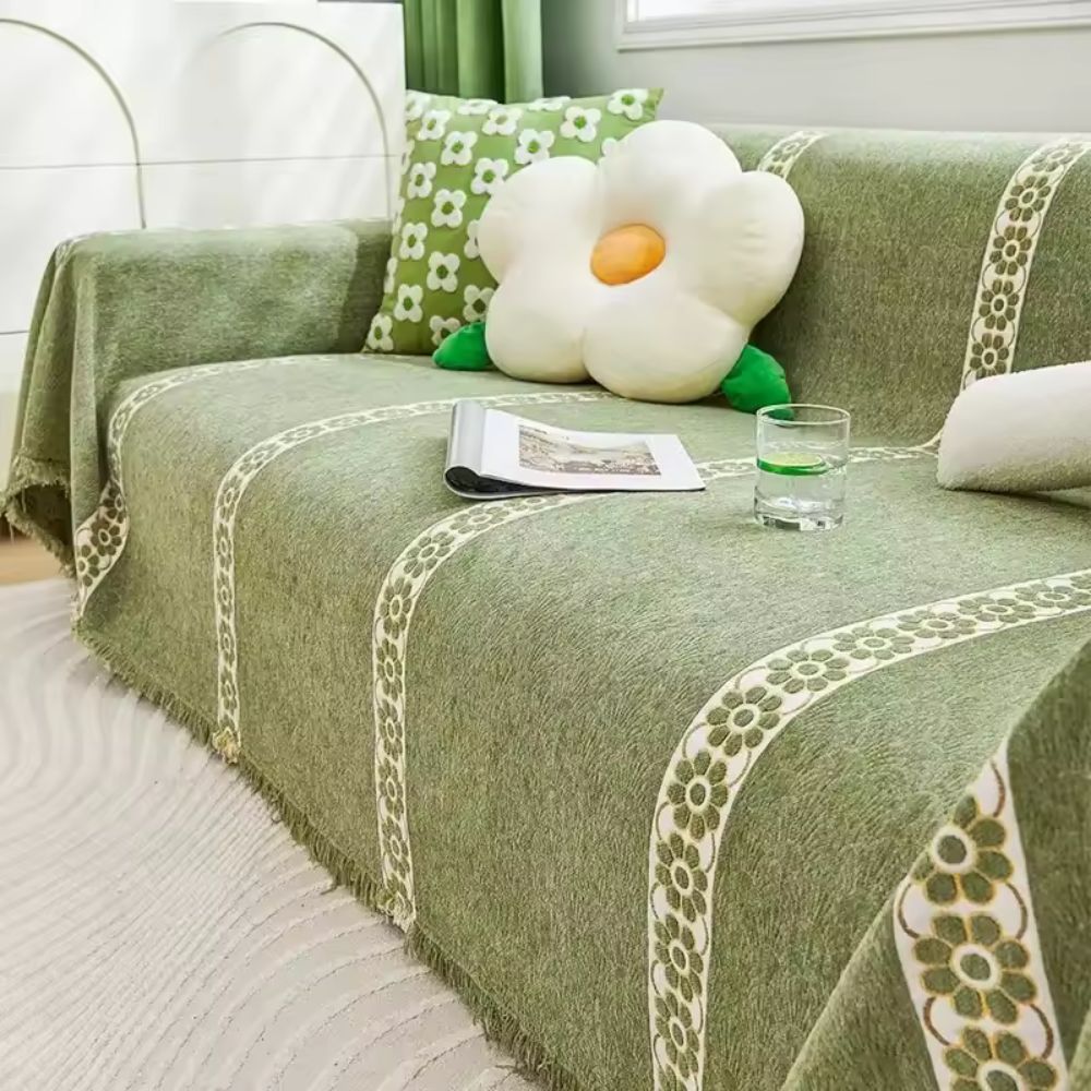 Flourish Leaf Couch Cover