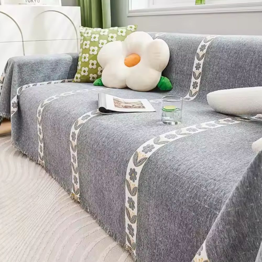 Flourish Leaf Couch Cover