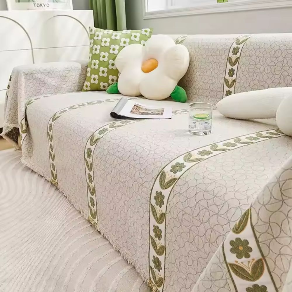 Flourish Leaf Couch Cover