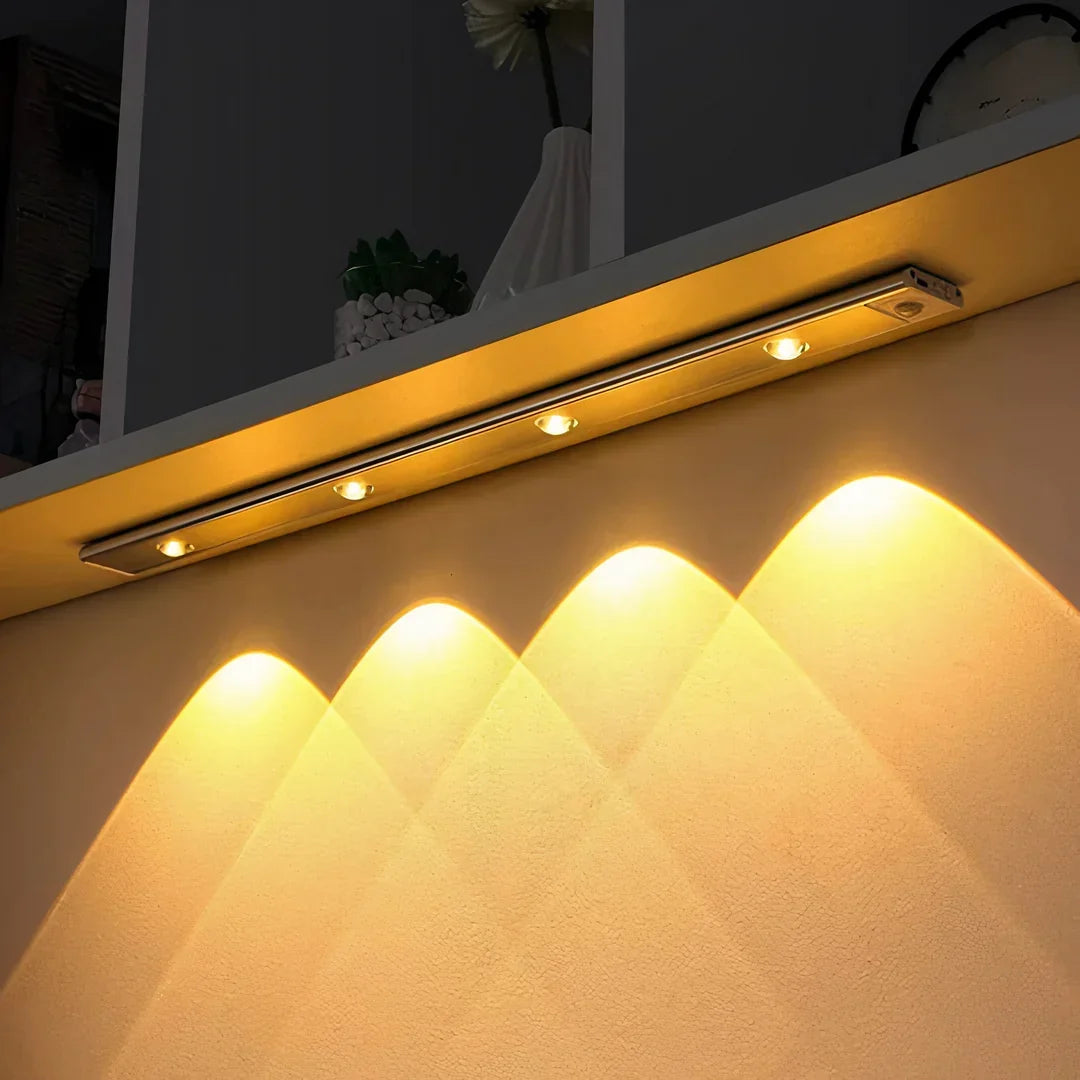 Wireless LED Cabinet Light With Motion Sensor Magnetic Mounted