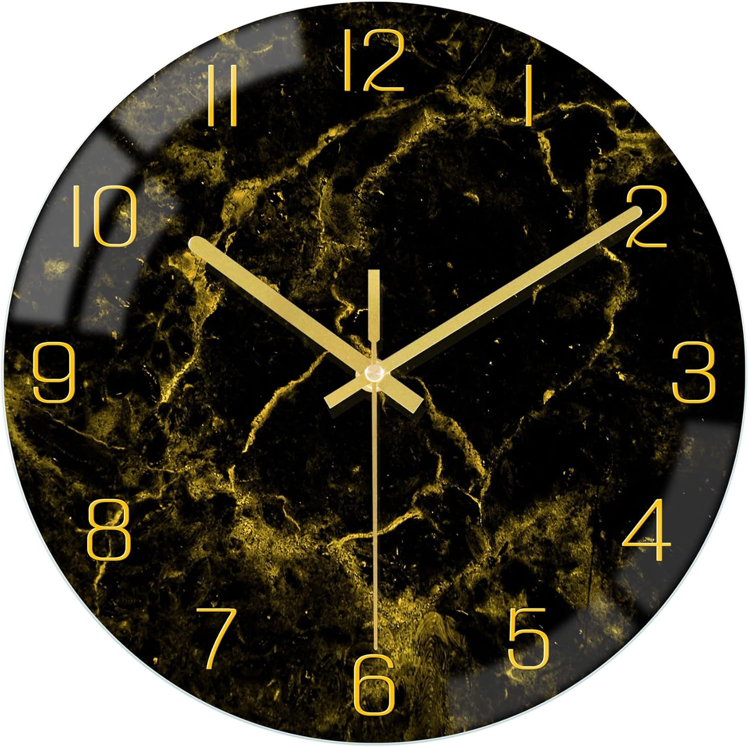 GlassAura | Modern Wall Clock – Art Inspired Decoration for Homes