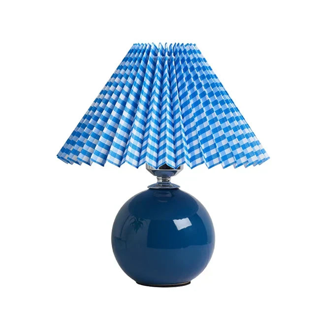 GlowHeritage | Vintage Table Lamp – Pleated Shade & Warm Atmosphere
