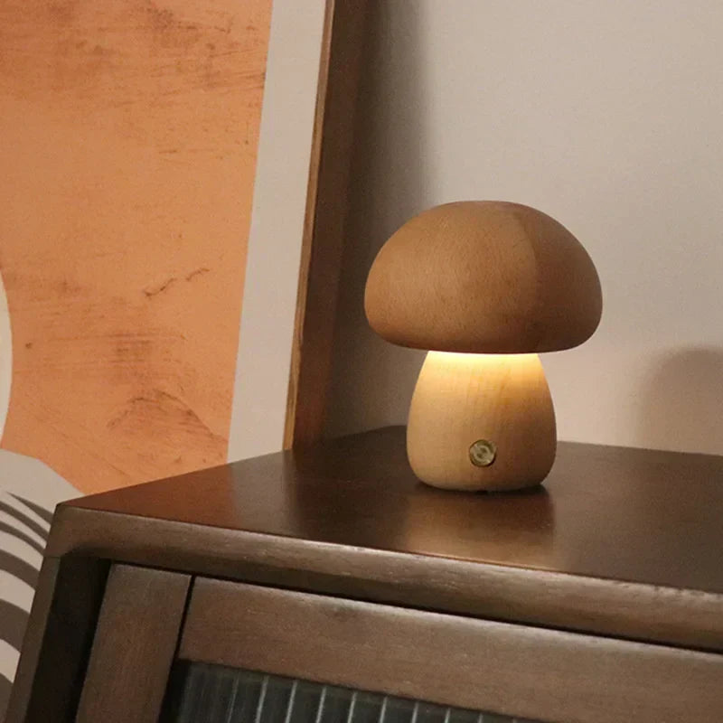 GlowMush | Touch LED Table Lamp – Soft Light for Bedroom & Children’s Room
