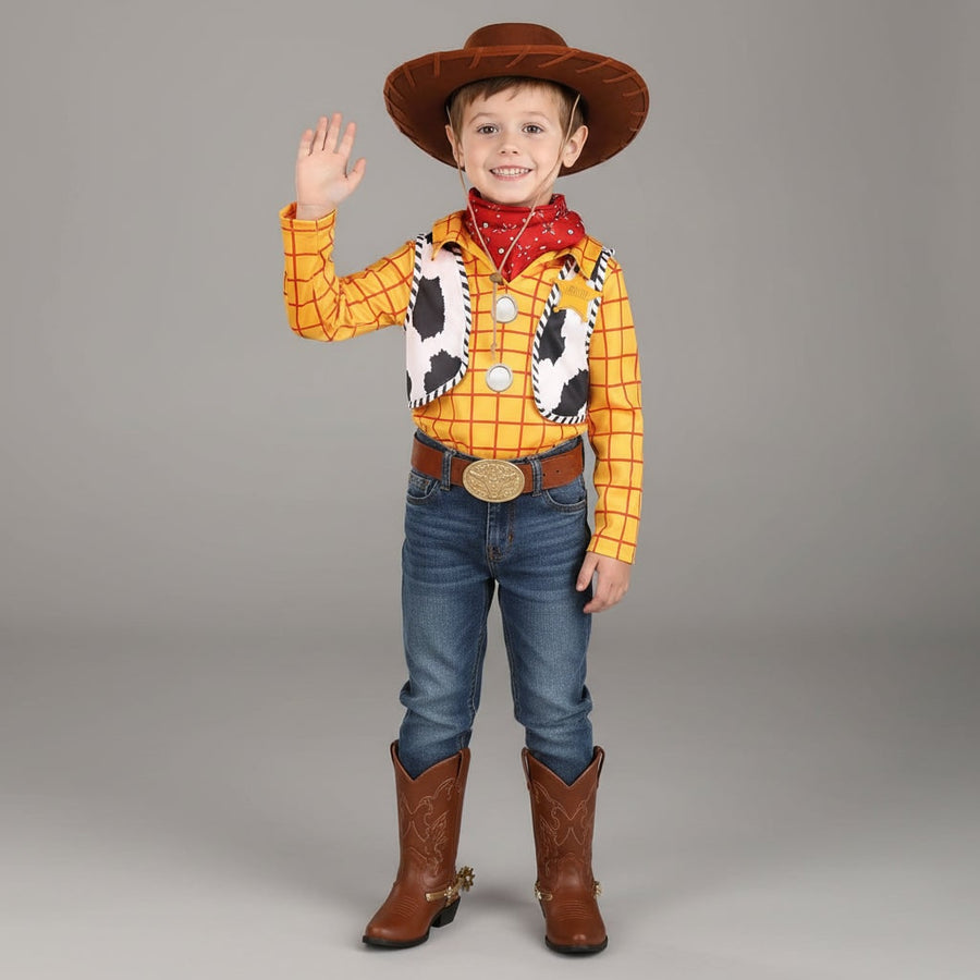 Halloween Costumes Kids Cowboy Outfit Set