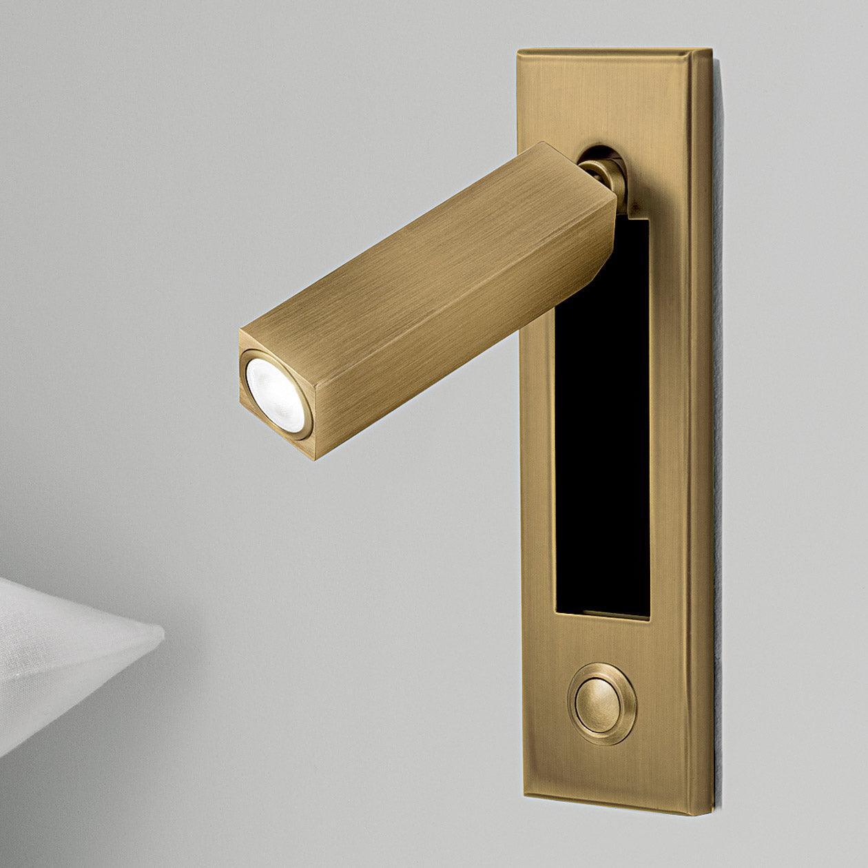 HaloEdge | Wall Sconce – Space-Saving Adjustable Bedside Lamp