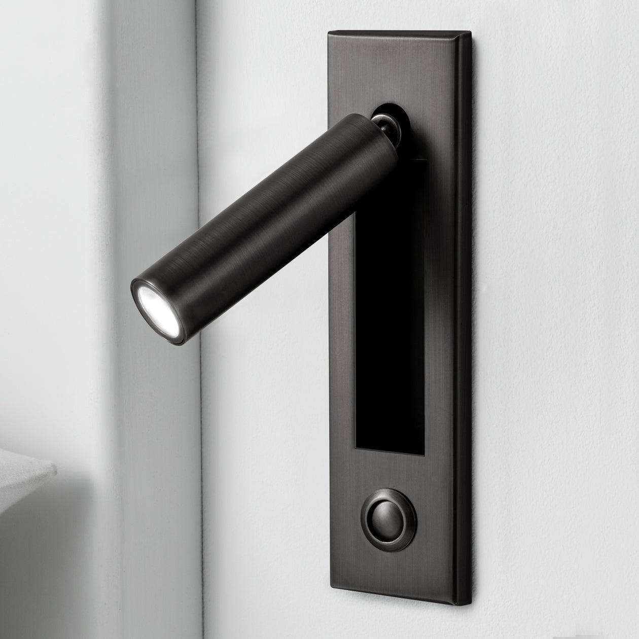 HaloEdge | Wall Sconce – Space-Saving Adjustable Bedside Lamp