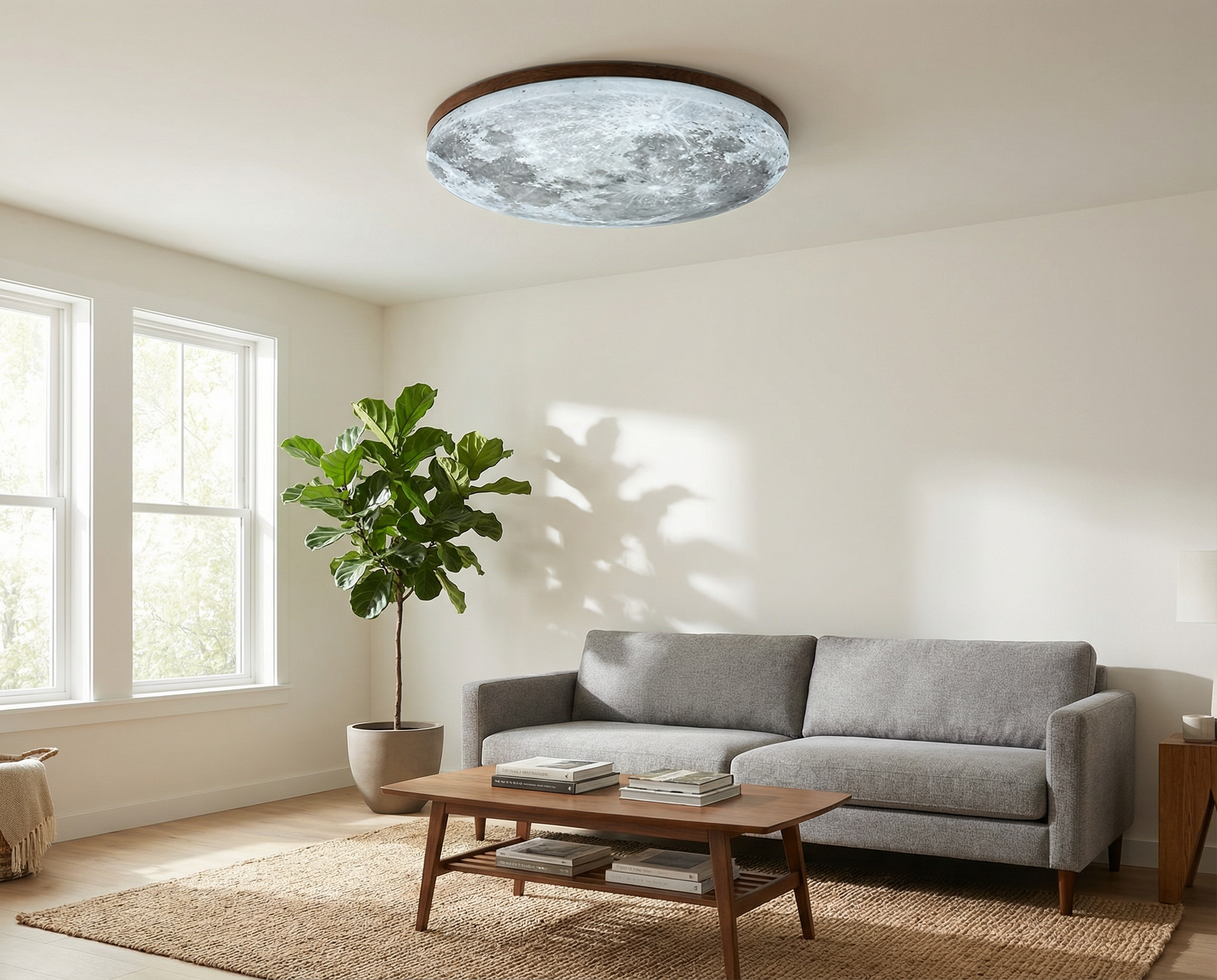 Oriental Moon LED Ceiling Light 26CM