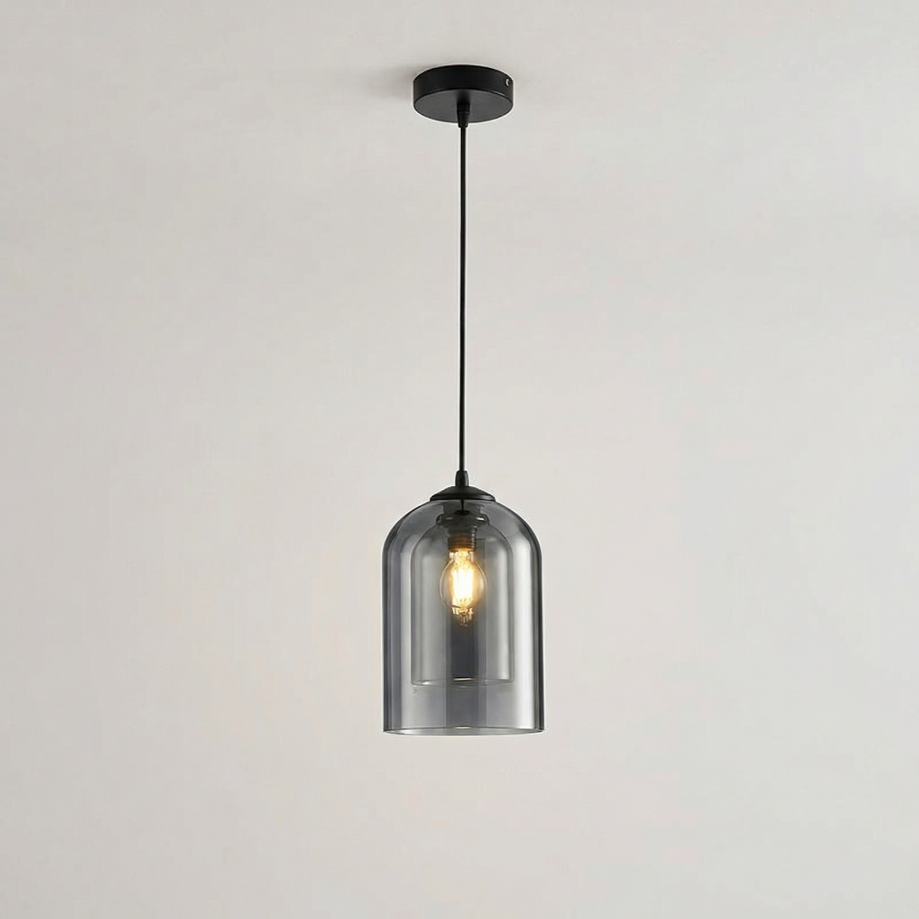 Nordic Single-Head Glass Pendant Light