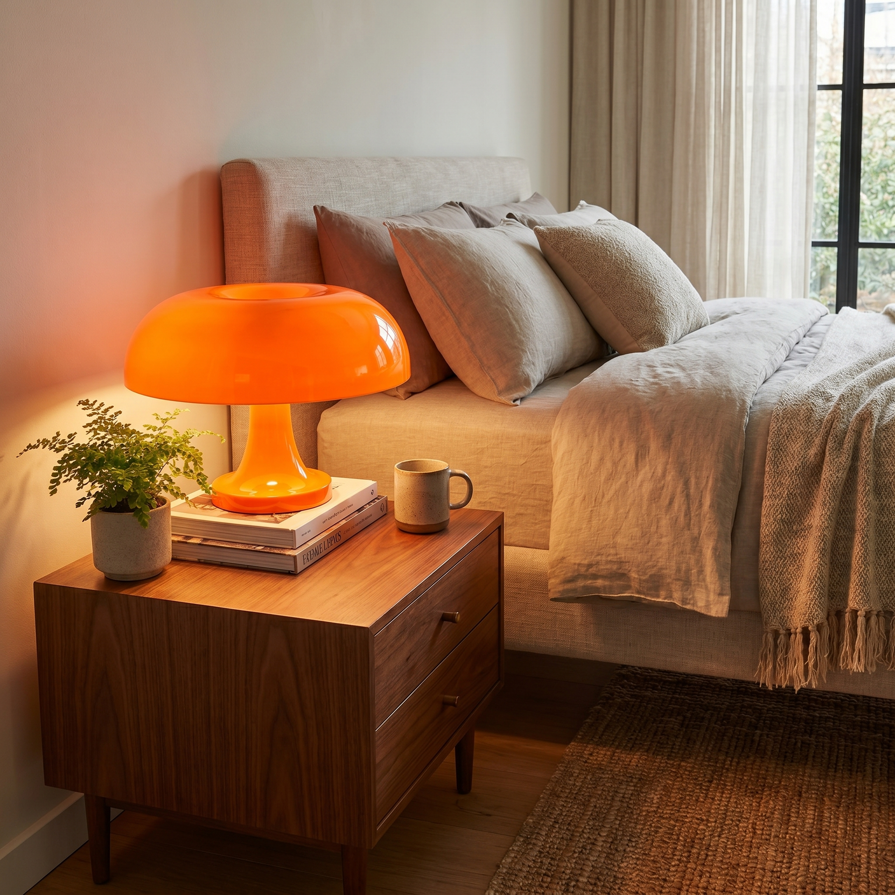 Scandinavian Mushroom Table Lamp