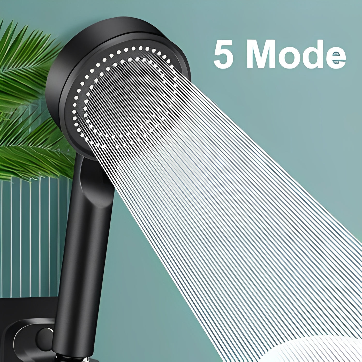 Versatile High Pressure Filtered Shower Head with 5 Modes