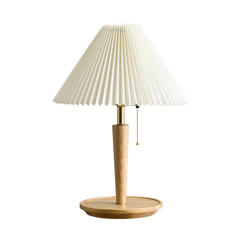 Vintage Wooden Table Lamp