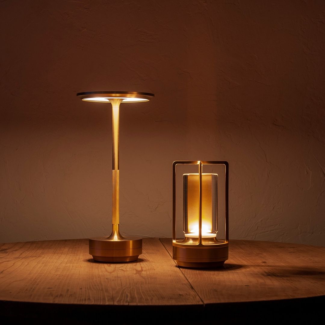 LumiCage | Table Lamp – Wireless Touch Control & Adjustable Light