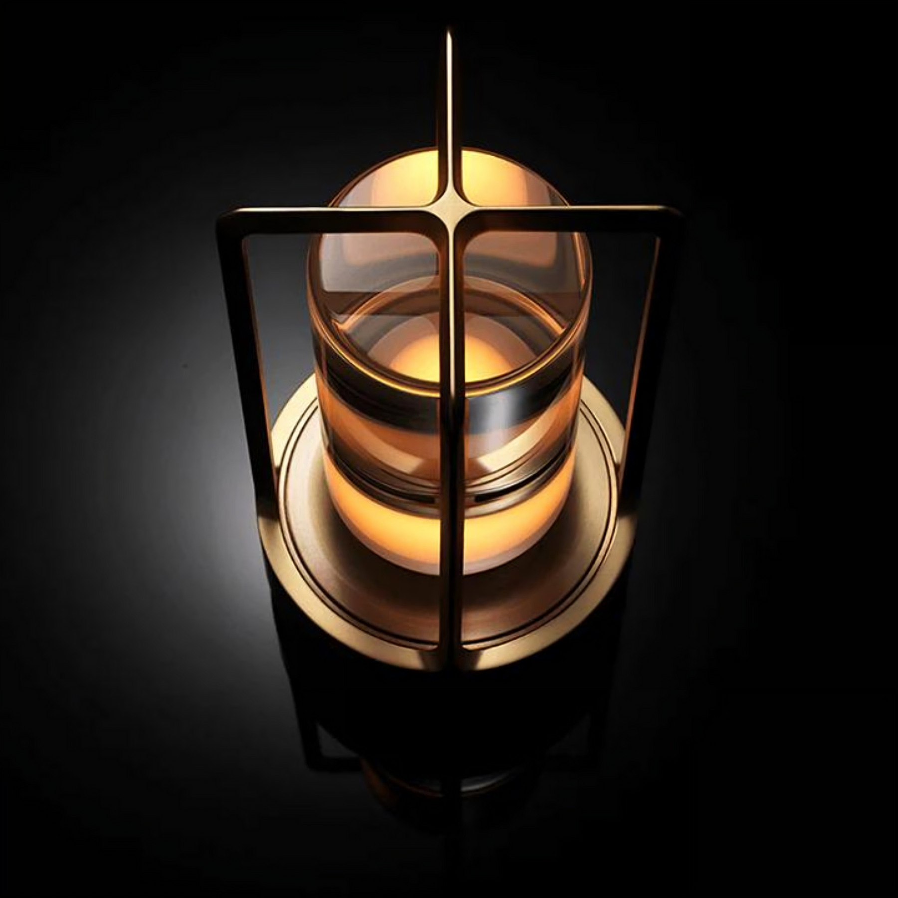 LumiCage | Table Lamp – Wireless Touch Control & Adjustable Light